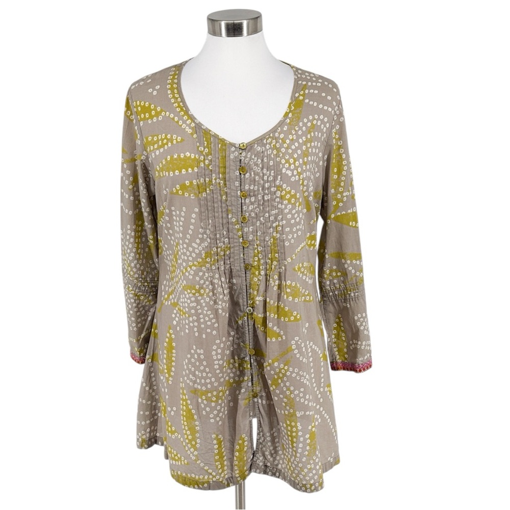 GUDRUN Sjoden Women’s Tan Long Tunic Size M